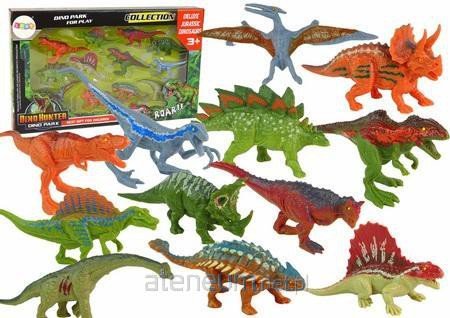 Zestaw Figurki Dinozaury Kolorowe 12 Szt Inna marka
