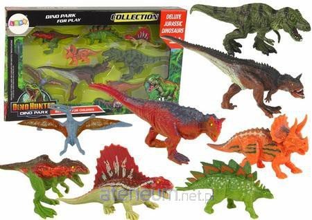Zestaw Figurki Dinozaury Kolorowe 8 Szt Inna marka
