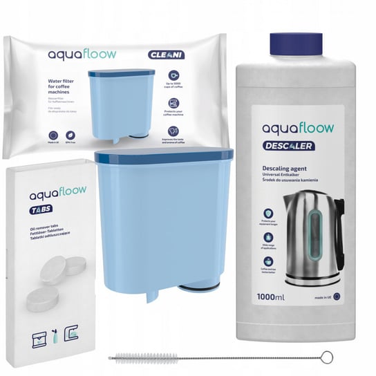 Zestaw Filtr Wody Do Ekspresu Aquafloow Cleani Philips Latte Go + Odkamieniacz 1 L + Tabletki Czyszczące + Czyścik Aquafloow
