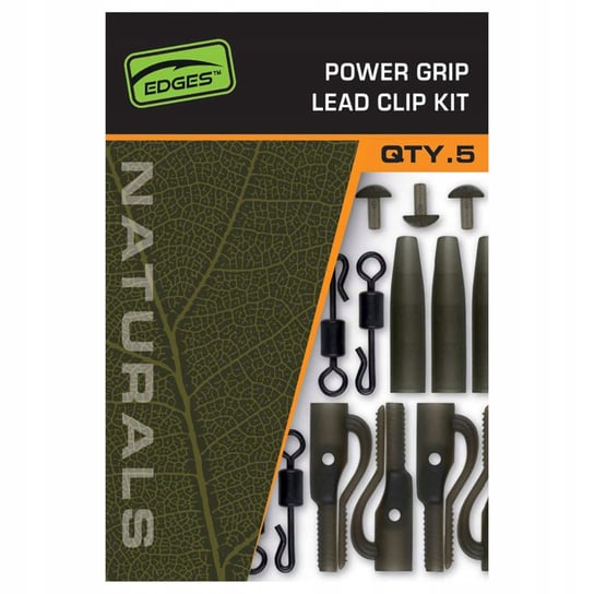 ZESTAW FOX EDGES NATURALS POWER GRIP LEAD CLIP KIT X 5 Inna marka