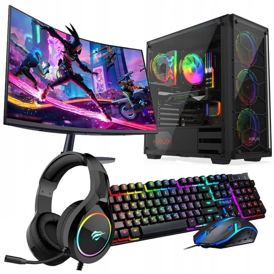 ZESTAW GAMINGOWY I7 GTX1650 32GB DDR4 SSD WIN10 DO GIER DREAM_PC
