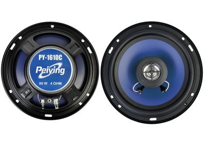 Zestaw głośników samochodowych PEIYING PY-1610C, 2 szt Peiying