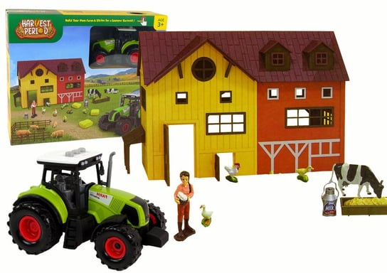 Zestaw Gospodarstwo Rolne Farma Traktor 62 El. Lean Toys