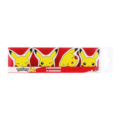 Zestaw gumek Pokémon™ (4 szt.) Pokemon