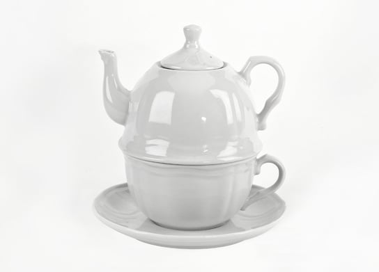 Zestaw Herbaciany Tea For One 1/3 Castel White KAROLINA