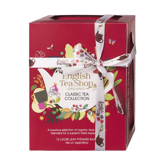 Zestaw herbat ekologicznych w piramidkach Classic Tea Collection RED English Tea Shop English Tea Shop
