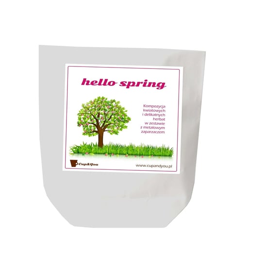 Zestaw herbat rozgrzewających Hello spring, saszetka, 10x5 g Cup&You