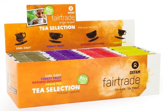 Zestaw herbatek bio OXFAM FAIR TRADE, 4x25x1,8 g Oxfam Fair Trade