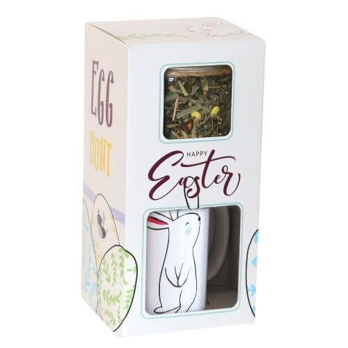 Zestaw herbaty z kubkiem CUP&YOU, Happy Easter Box, 130 g Cup&You