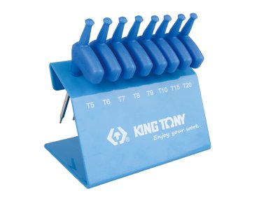 Zestaw imbusów z uchwytem L KING TONY 1163A, TORX T5-T20 KING TONY