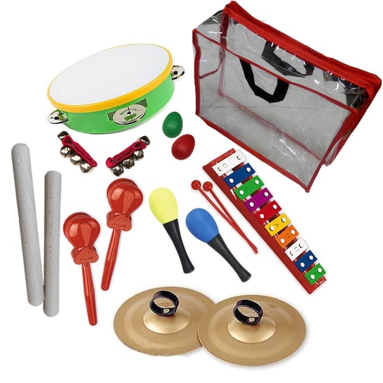 Zestaw Instrumentów Perkusyjnych dla dzieci 13 elementów P06(12) Akord
