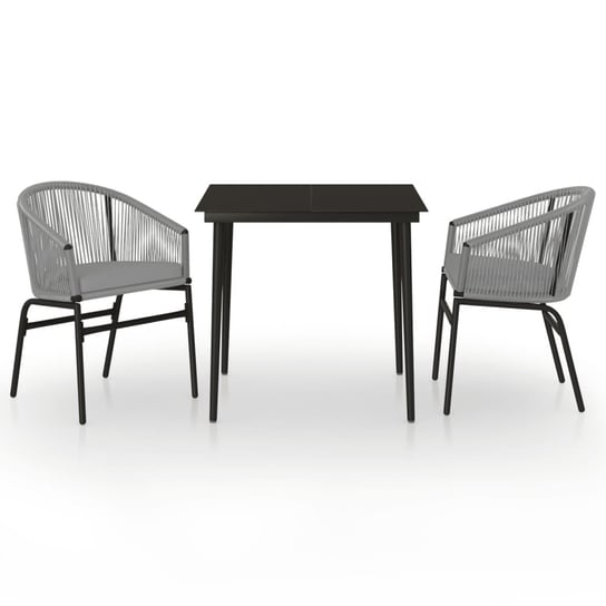 Zestaw jadalniany ogrodowy - Stół + 2 krzesła + po Inna marka