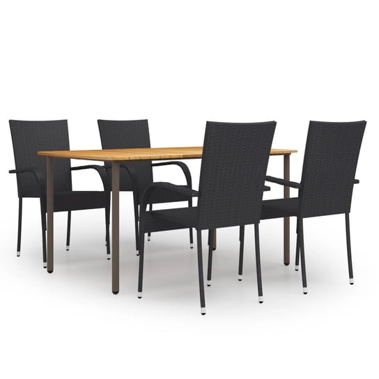 Zestaw jadalniany ogrodowy - Stół + 4 krzesła, dre Inna marka