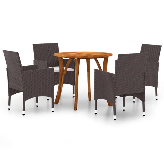 Zestaw jadalniany ogrodowy - stół + 4 krzesła + po Inna marka