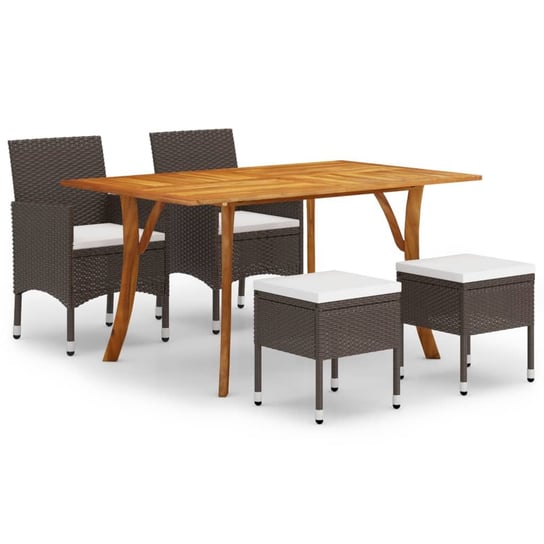 Zestaw jadalniany ogrodowy - stół + krzesła + stoł Inna marka