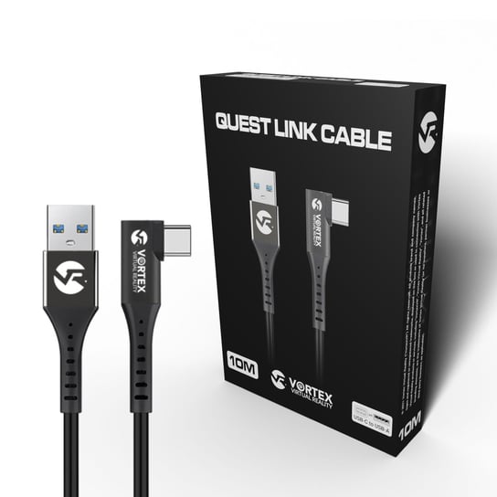 Zestaw Kabel 10M Usb-A + Haczyki Podwieszające Kabel | Oculus Quest 2 Vortex Virtual Reality
