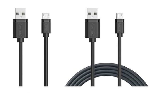 Zestaw kabli USB/microUSB 2w1 UNITEK C4050BK, 1 m + 15 cm Unitek