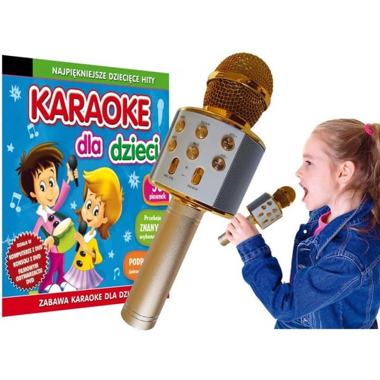 Zestaw karaoke dla dzieci + solidny mikrofon bezprzewodowy Inna marka