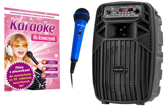 Zestaw Karaoke dla dziewczynek + GŁOŚNIK Bluetooth + MIKROFON Inna marka
