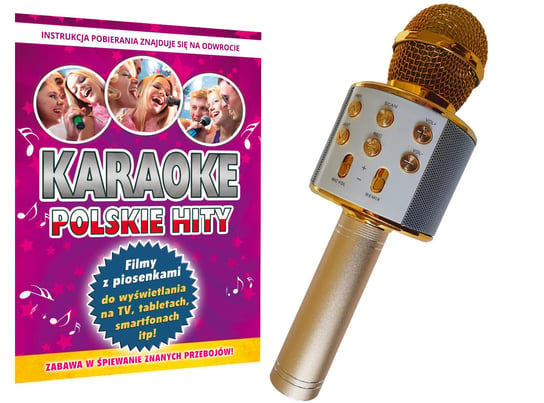 Zestaw Karaoke Polskie 2024 + Mikrofon Bt Inna marka