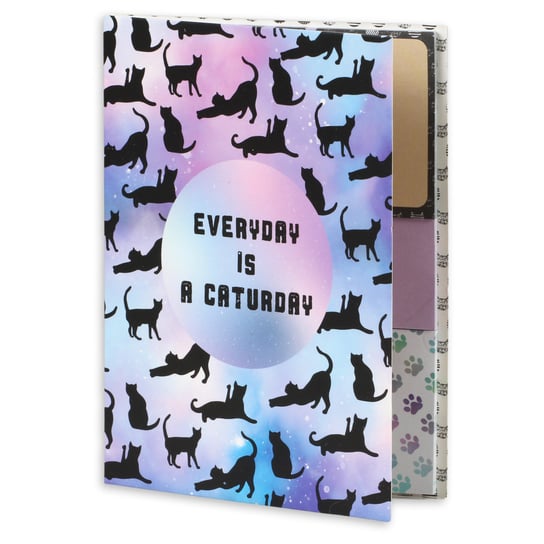 Zestaw Karteczek 1, Crazy Cats, Wzór W Kotki, Samoprzylepne, 8 Rodzajów Paperdot