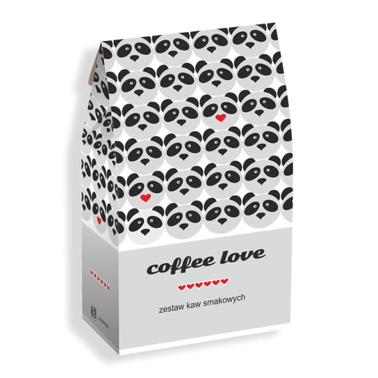 Zestaw kaw Coffee love  – prezent upominek dla zakochanych z kawą aromatyzowana smakową 10x10g walentynki 2024 - pomysł podarunek dla niej niego dziewczyny chłopaka żony męża Cup&You