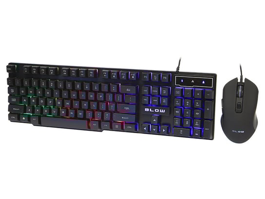 Zestaw klawiatura gamingowa podświetlana + mysz dla graczy BLOW Adrenaline TAMER Blow