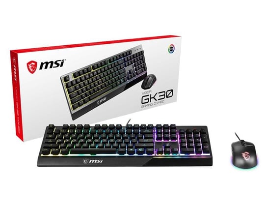 Zestaw klawiatura + mysz MSI Vigor GK30 Combo US MSI