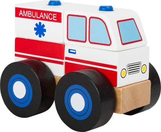 Zestaw klocków do zbudowania ambulansu Small Foot Design