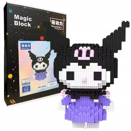 Zestaw Klocków Konstrukcyjnych Klocki Kuromi Sanrio Do Budowania 788 el. Inna marka