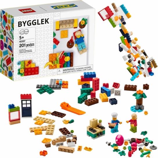 Zestaw Klocków Lego 201 Elementów Bygglek Inna marka