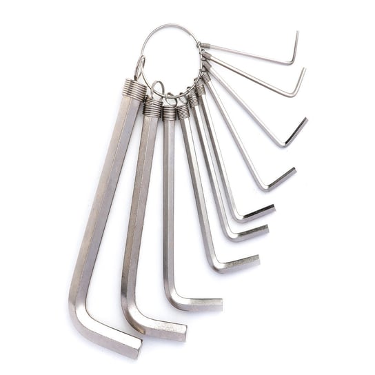 Zestaw kluczy imbusowych Deli Tools EDL3100, 1.5-10mm (srebrny) Deli Tools