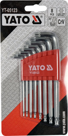 Zestaw kluczy torx YATO, 8 szt Yato