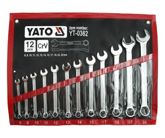 Zestaw kluczy YATO 12 szt YT-0362 Yato