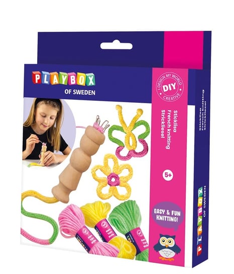 Zestaw - kolorowe sznurki Play Box