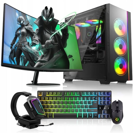 ZESTAW KOMPUTER GAMINGOWY DO GIER FURY PRO X9 / INTEL i9 / RTX 5070 / 32GB Actina