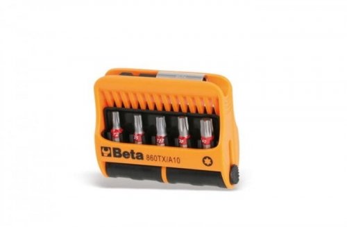 Zestaw Końcówka Wkret.Torx 10 Szt+Uchw.Magn. Beta Tools