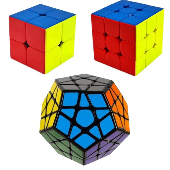 Zestaw Kostka 2x2 3x3 Megaminx Profesjonalne Szybkie MoYu