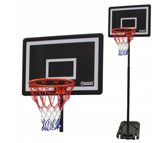 Zestaw Kosz do koszykówki regulowany Master 152 -210 cm dla dzieci Stojak MASTER Sports Equipment
