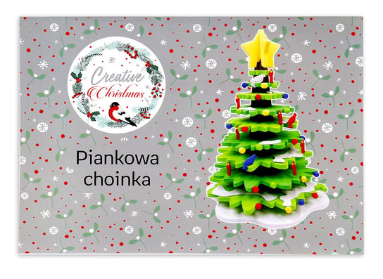 Zestaw kreatywny, 3D Piankowa Choinka, Creative Christmas Creative Christmas