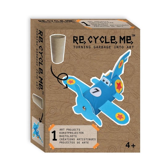 Zestaw Kreatywny, Błękitny Samolot Re-Cycle-Me