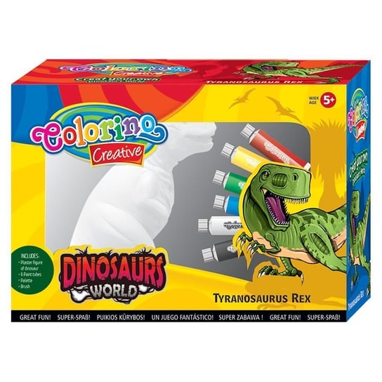 Zestaw Kreatywny Do Malowania Tyranozaur Colorino Kids 91398Ptr Colorino