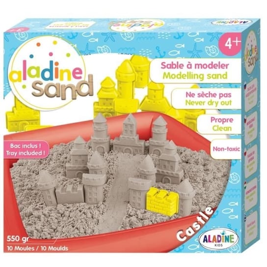 Zestaw kreatywny Magic Sand - Zamek - 550 g Aladine