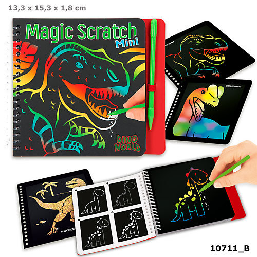 Zestaw kreatywny, Magic Scratch Dino World Depesche