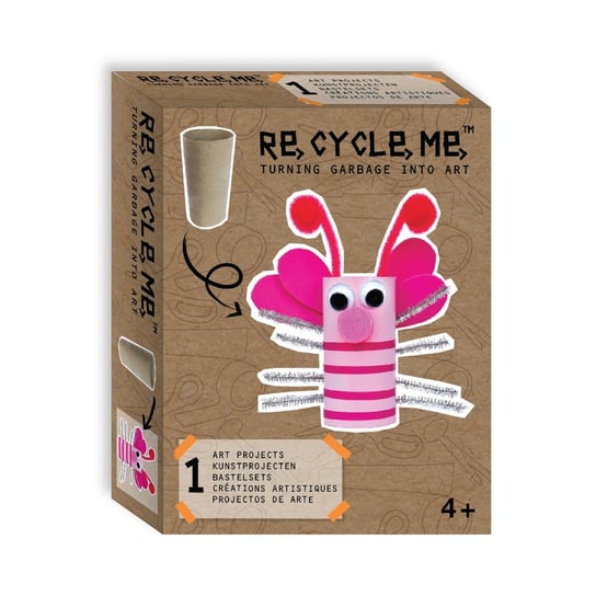 Zestaw kreatywny, Motyl, 1 zabawka Re-Cycle-Me