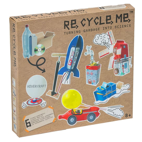 Zestaw kreatywny, Nauka, 6 zabawek Re-Cycle-Me