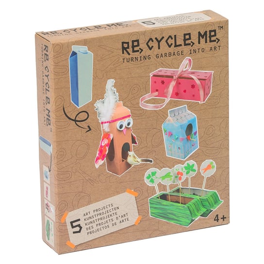 Zestaw Kreatywny, Ogród, 5 zabawek Re-Cycle-Me