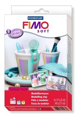 Zestaw kreatywny, pastelowe kolory, Fimo soft Fimo