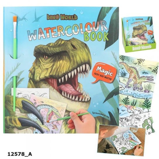 Zestaw kreatywny watercolour Dino World 12578A Depesche
