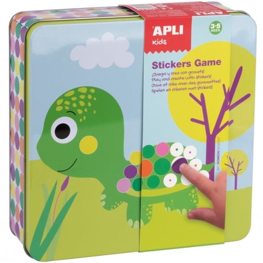 Zestaw kreatywny z naklejkami Apli Kids - Zwierzęta APLI Kids